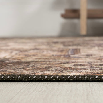 Chapell Chenille Mid-century Medallion Machine-washable Area Rug